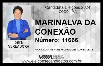 Candidato MARINALVA DA CONEXÃO 2024 - CODÓ - Eleições