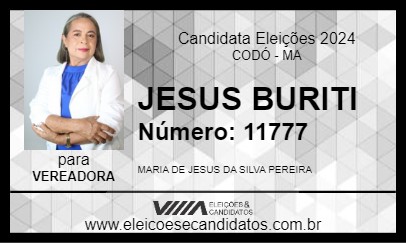 Candidato JESUS BURITI 2024 - CODÓ - Eleições