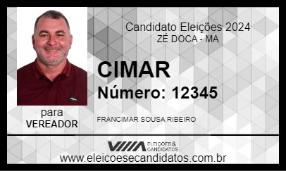 Candidato CIMAR 2024 - ZÉ DOCA - Eleições