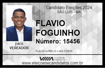 Candidato FLAVIO FOGUINHO 2024 - SÃO LUÍS - Eleições