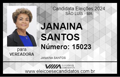 Candidato JANAINA SANTOS 2024 - SÃO LUÍS - Eleições