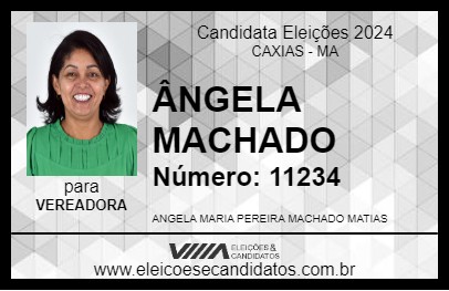 Candidato ÂNGELA MACHADO 2024 - CAXIAS - Eleições