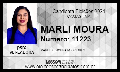 Candidato MARLI MOURA 2024 - CAXIAS - Eleições