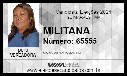 Candidato MILITANA 2024 - GUIMARÃES - Eleições