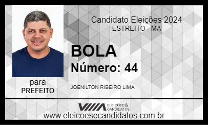 Candidato BOLA 2024 - ESTREITO - Eleições