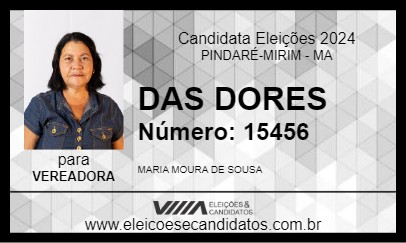 Candidato DAS DORES 2024 - PINDARÉ-MIRIM - Eleições