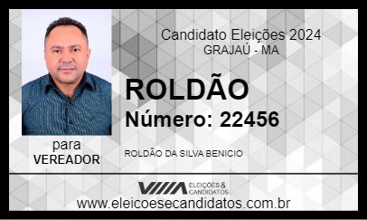 Candidato ROLDÃO 2024 - GRAJAÚ - Eleições