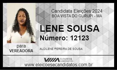 Candidato LENE SOUSA 2024 - BOA VISTA DO GURUPI - Eleições