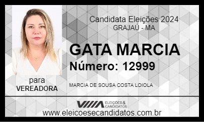 Candidato GATA MARCIA 2024 - GRAJAÚ - Eleições