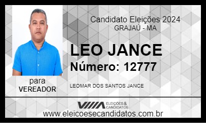 Candidato LEO JANCE 2024 - GRAJAÚ - Eleições