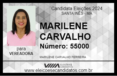 Candidato MARILENE CARVALHO 2024 - SANTA INÊS - Eleições