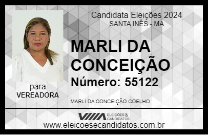 Candidato MARLI DA CONCEIÇÃO 2024 - SANTA INÊS - Eleições