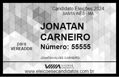 Candidato JONATAN CARNEIRO 2024 - SANTA INÊS - Eleições