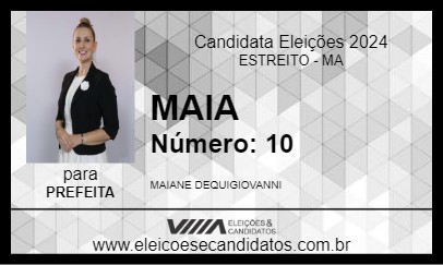 Candidato MAIA 2024 - ESTREITO - Eleições