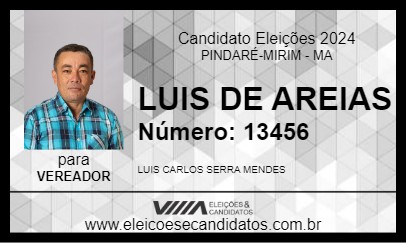 Candidato LUIS DE AREIAS 2024 - PINDARÉ-MIRIM - Eleições