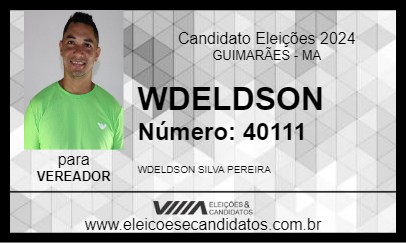 Candidato WDELDSON 2024 - GUIMARÃES - Eleições