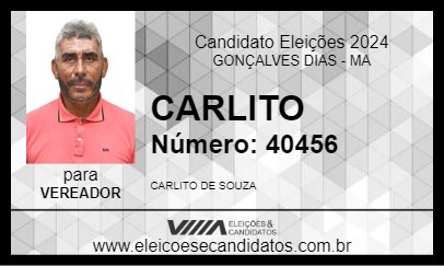 Candidato CARLITO 2024 - GONÇALVES DIAS - Eleições