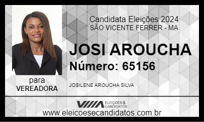 Candidato JOSI AROUCHA 2024 - SÃO VICENTE FERRER - Eleições