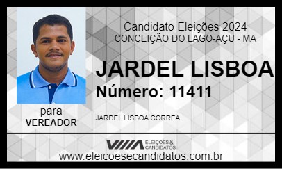 Candidato JARDEL LISBOA 2024 - CONCEIÇÃO DO LAGO-AÇU - Eleições