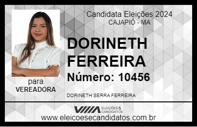 Candidato DORINETH FERREIRA 2024 - CAJAPIÓ - Eleições