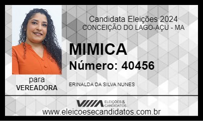 Candidato MIMICA 2024 - CONCEIÇÃO DO LAGO-AÇU - Eleições