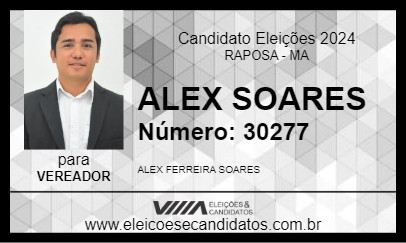 Candidato ALEX SOARES 2024 - RAPOSA - Eleições