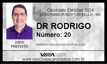 Candidato DR RODRIGO 2024 - GOVERNADOR NEWTON BELLO - Eleições