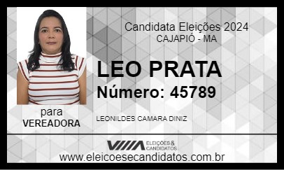 Candidato LEÓ PRATA 2024 - CAJAPIÓ - Eleições