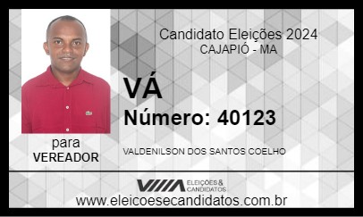 Candidato VÁ 2024 - CAJAPIÓ - Eleições