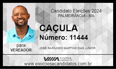 Candidato CAÇULA 2024 - PALMEIRÂNDIA - Eleições