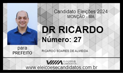 Candidato DR RICARDO 2024 - MONÇÃO - Eleições