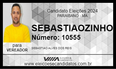 Candidato SEBASTIAOZINHO 2024 - PARAIBANO - Eleições