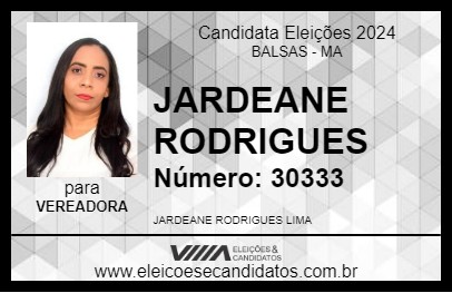 Candidato JARDEANE RODRIGUES 2024 - BALSAS - Eleições