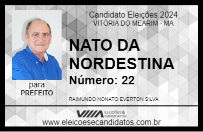 Candidato NATO DA NORDESTINA 2024 - VITÓRIA DO MEARIM - Eleições