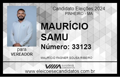 Candidato MAURÍCIO DA SAÚDE 2024 - PINHEIRO - Eleições