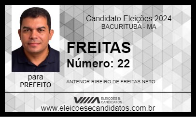 Candidato FREITAS 2024 - BACURITUBA - Eleições