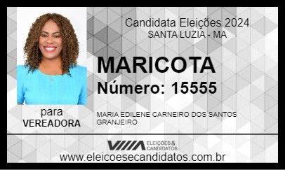 Candidato MARICOTA 2024 - SANTA LUZIA - Eleições