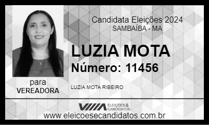 Candidato LUZIA MOTA 2024 - SAMBAÍBA - Eleições