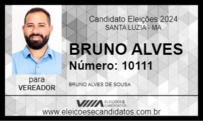 Candidato BRUNO ALVES 2024 - SANTA LUZIA - Eleições