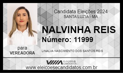 Candidato NALVINHA REIS 2024 - SANTA LUZIA - Eleições