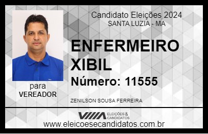 Candidato ENFERMEIRO XIBIL  2024 - SANTA LUZIA - Eleições