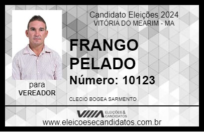 Candidato FRANGO PELADO 2024 - VITÓRIA DO MEARIM - Eleições