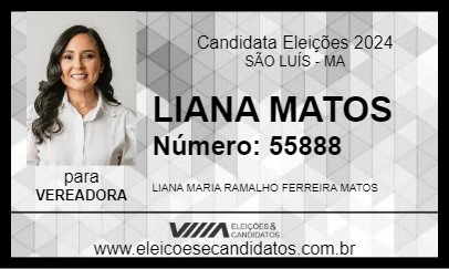 Candidato LIANA MATOS 2024 - SÃO LUÍS - Eleições