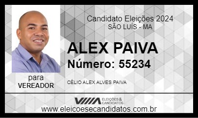 Candidato ALEX PAIVA 2024 - SÃO LUÍS - Eleições