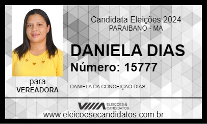 Candidato DANIELA DIAS 2024 - PARAIBANO - Eleições