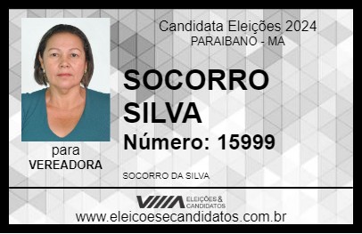 Candidato SOCORRO SILVA 2024 - PARAIBANO - Eleições