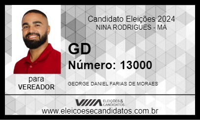 Candidato GD 2024 - NINA RODRIGUES - Eleições