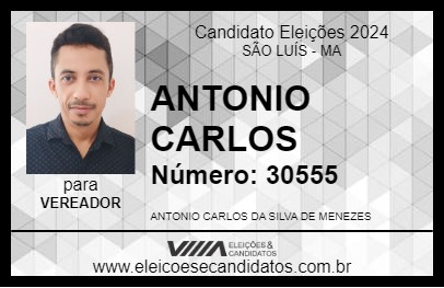 Candidato ANTONIO CARLOS 2024 - SÃO LUÍS - Eleições