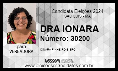 Candidato DRA IONARA 2024 - SÃO LUÍS - Eleições