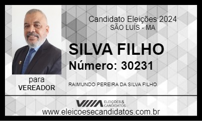 Candidato SILVA FILHO 2024 - SÃO LUÍS - Eleições